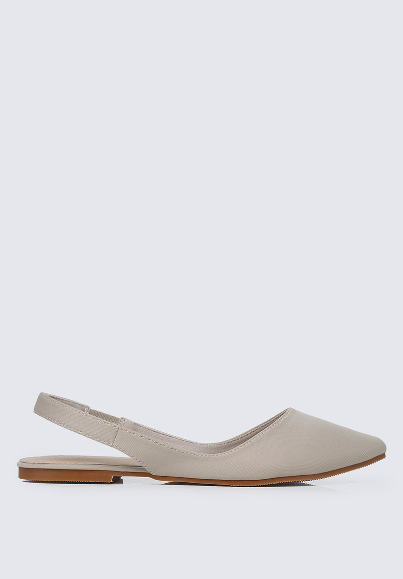 Kate Comfy Ballerina In Beige
