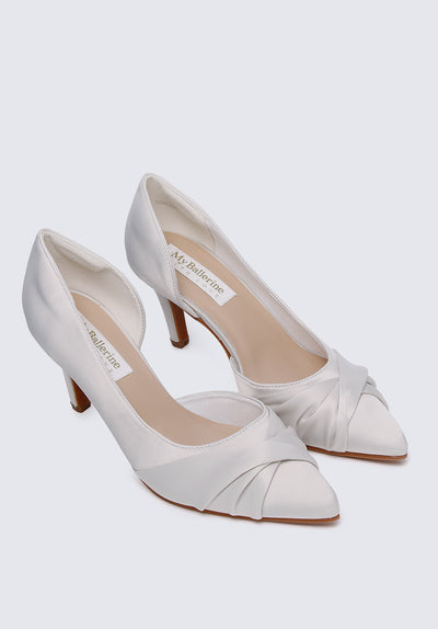 Ginny Comfy Pumps In Ivory