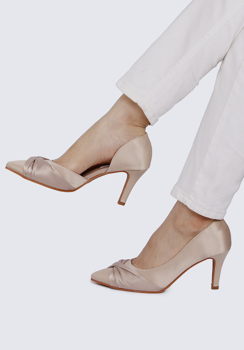 Ginny Comfy Pumps In Nude Comfychic Myballerine SG