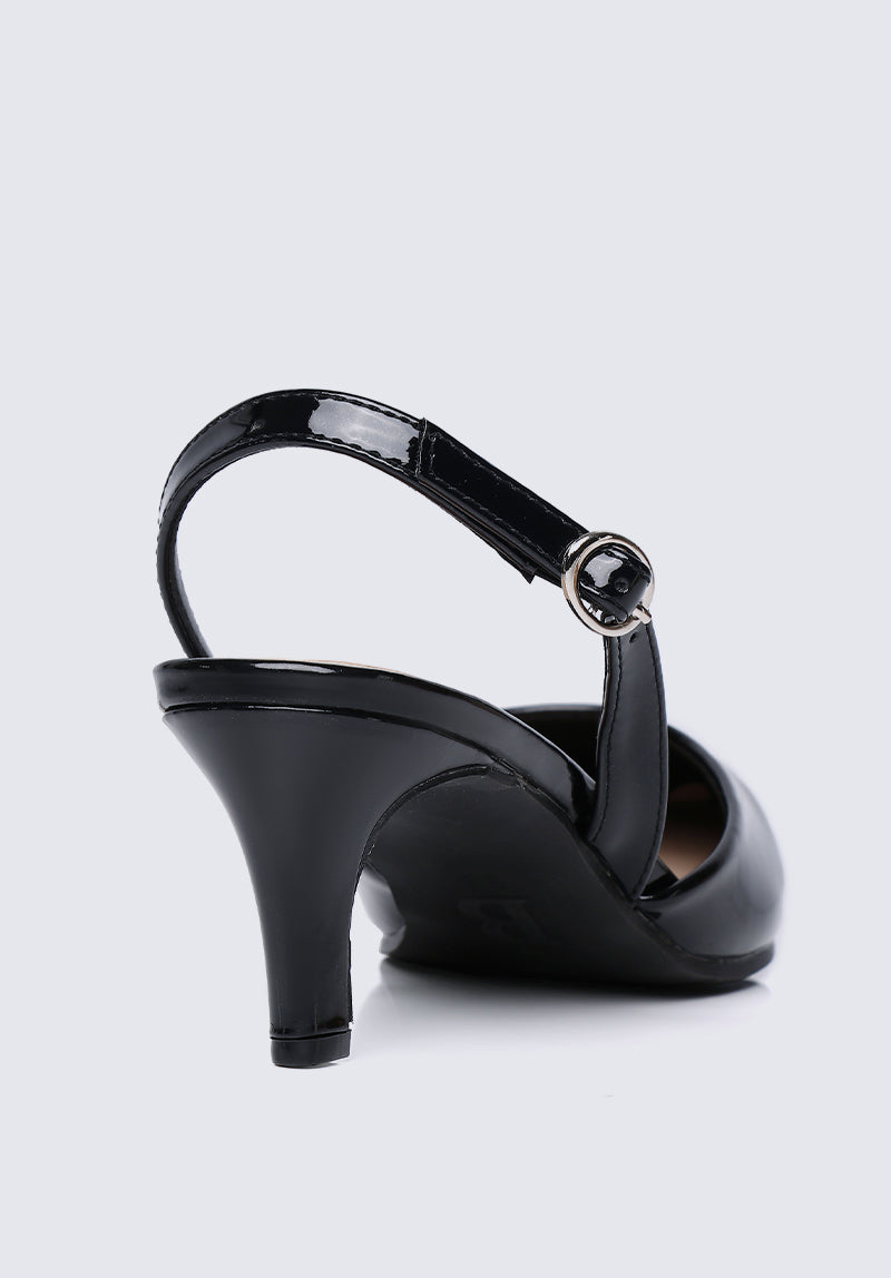 Vicky Comfy Heels In Black