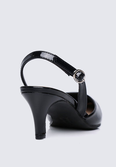 Vicky Comfy Heels In Black