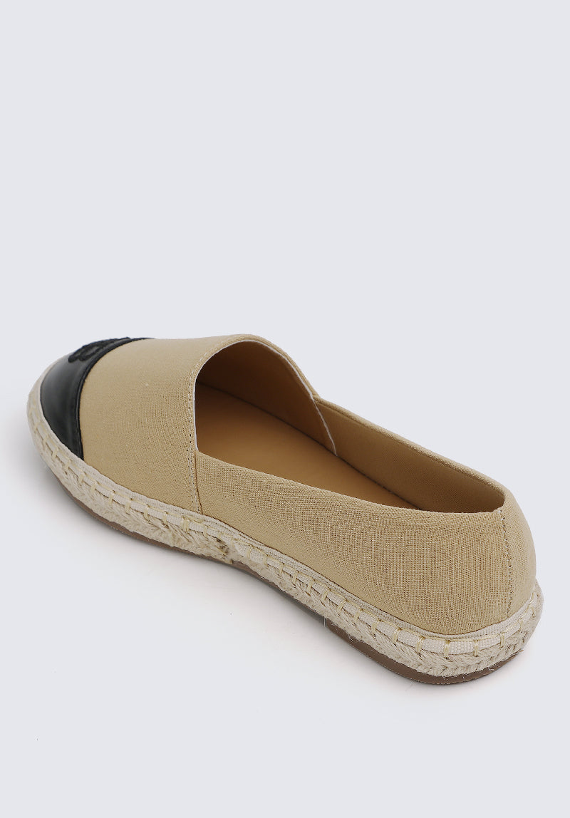Britney Comfy Espadrilles In Nude
